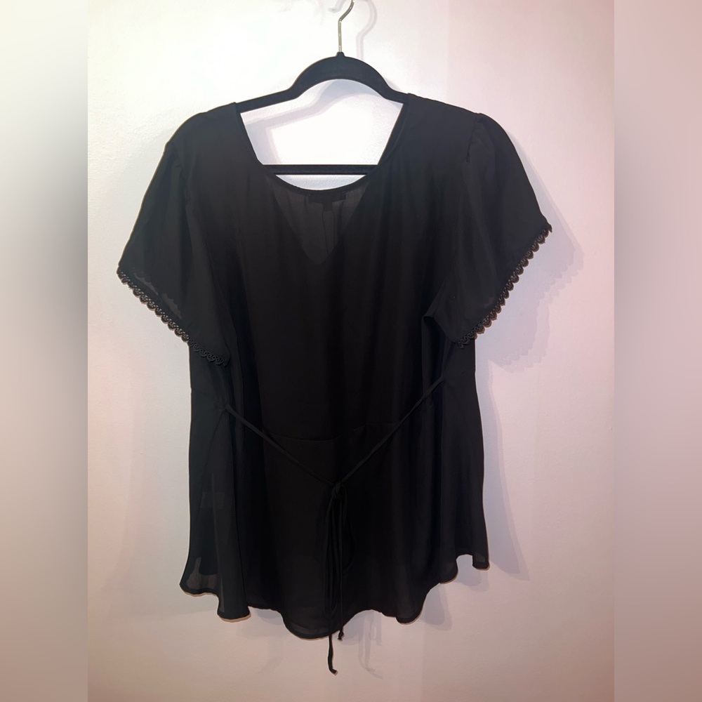 Papermoon Black Women's Blouse - Picture 10 of 11